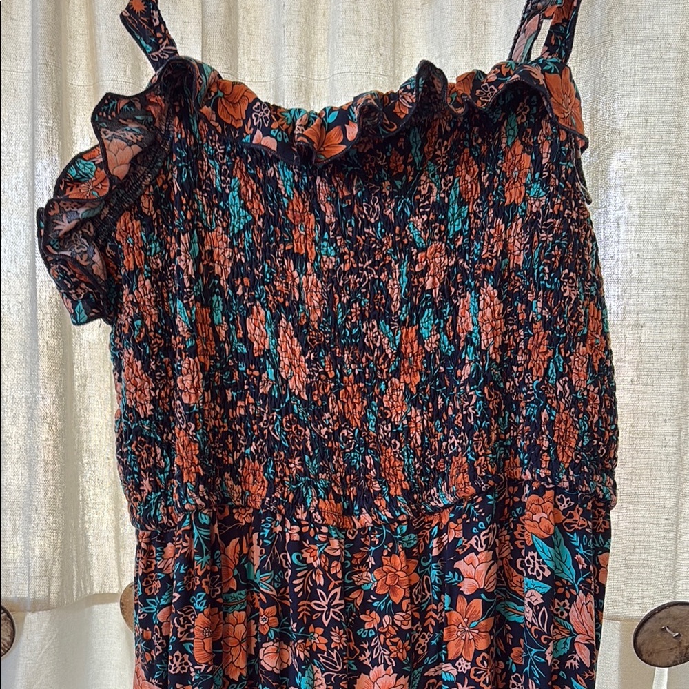 Floral Smocked Romper